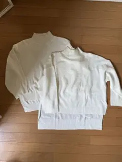 earth music&ecology ハイネックニット 2点セット ホワイト