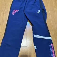 アシックス A77 パンツ ネイビーのサムネイル