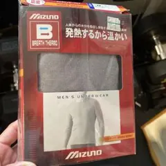 MIZUNO 브레스 서모 크루넥 긴팔 셔츠 그레이 M 사이즈