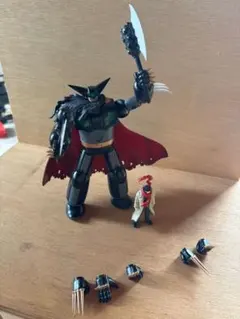 新世紀合金 ブラックゲッター ゲッタートマホーク 流竜馬フィギュア付 アオシマ 新世紀合金ブラックゲッターゲッタートマホーク流竜馬フィギュア付