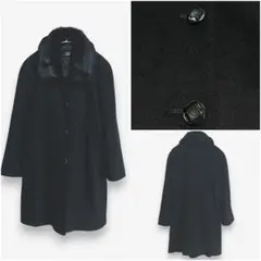 わ*ん様 *HIGH SENSE* カシミヤ30% ラパンファー ロングコート