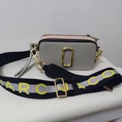 Marc Jacobs ショルダーバッグ グレー/ピンク