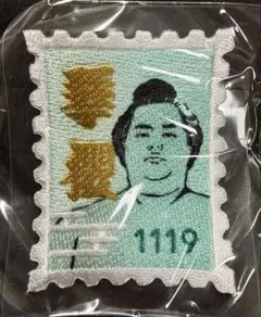 大相撲 国技館 ガチャ 切手風刺繍ワッペン 琴櫻