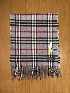 Burberrys 白タグ カシミヤ100% マフラー ノバチェック 英国製 - メルカリ