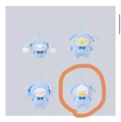 サンリオキャラクターズ Fluffy sheep マスコットペックル ナムコ限定