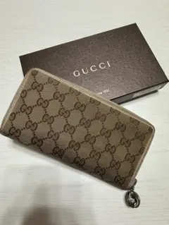 【最終価格です！】GUCCI GGパターン 長財布 ブラウン