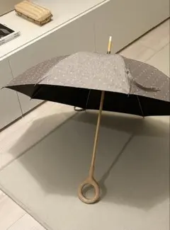 小宮商店　日傘　晴雨兼用 長傘 ドット　ウッドハンドル　大森商店　SUR MER 小宮商店 日傘 晴雨兼用 長傘 ドット ウッドハンドル 大森商店 SUR MER