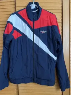 Reebok リーボック　ナイロン　ネイビー 上下　美品　ウインドブレーカー