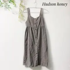 Hudson honey　チェック　ワンピース　膝下丈　カジュアル　総柄のサムネイル