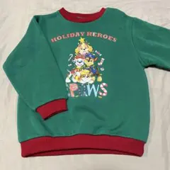 パウパトロール パウパト クリスマス トレーナー 120cm 新品 裏起毛
