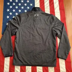 NIKE GOLF ツートン ナイロンジャケット M ダークグレー×ブラック