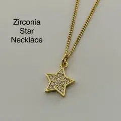 スターネックレス　ジルコニア　ゴールド　ペア　カップル　高品質　メンズレディース