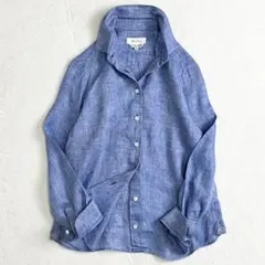 美品 スキャパ SCAPA リネン100% 長袖シャツ 刺繍 ブルー 近年 38 2026年最新】SCAPA レディース シャツ・ブラウスの人気アイテム - メルカリ