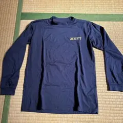 ZETT ネイビー アンダーシャツ サイズ150 ハイネック