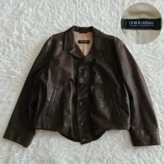 2025年最新】Giorgio Armani メンズ レザージャケット・ライダースの