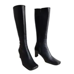 卑弥呼 ヒミコ PIRIKA 本革 スクエアトゥロングブーツ 24cm