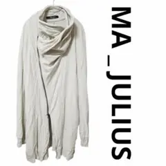 MA_JULIUS ドレープネック カーディガン 2026年最新】MA_JULIUSの人気アイテム - メルカリ