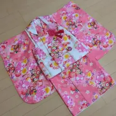 ☆美品 子供着物 アンティーク 錦紗縮緬 ☆ - メルカリ