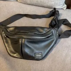 Lewis Leathers ✖️PORTER 90周年コラボ ボディバッグ 黒 - メルカリ