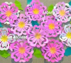 重ねさくら壁面飾り　桜飾り　卒業式卒園式飾り　３月飾り　4月飾り　入学式入園式飾