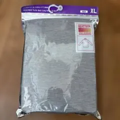 新品　ユニクロ　ヒートテック　タートルネックT XL グレー 長袖　メンズ