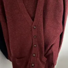 80s エルエルビーン アメリカ製 ニット カーディガン くるみボタン セーター