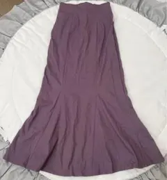 GRL 紫スカート　新品未使用　タグ付き　マーメイドフレアスカート　S