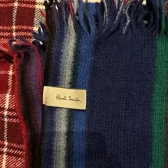 Paul Smith ストライプ ウールマフラー