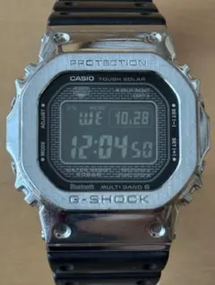 カシオ G-SHOCK GMW-B5000-1JF シルバー ブラックバンド