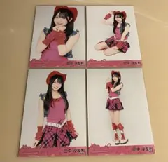 田中沙友利 AKB48 向井地美音卒業コンサート ランダム 生写真 4種