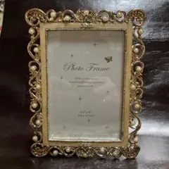 フォトフレーム 外枠16.5 × 12.4cm 内枠8.9 x 12.7cm