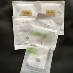 【新品】d'Alba ダルバ　ホワイトトリュフダブルマスクパック他　5枚