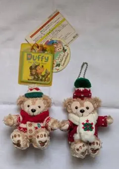 ダッフィー ぬいぐるみバッチ 2点セット