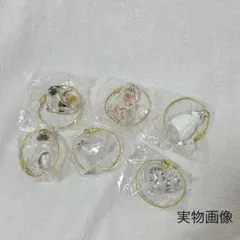 うちの子のけだまだま 猫 キーホルダー 6個セット コンプリート 猫の毛入れ