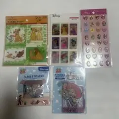 セリア　ディズニーキャラクター　シールステッカー　トイストーリー　プリンセス