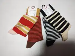【25〜27cm】MARNI ストライプソックス 4足セット　ユニクロのサムネイル