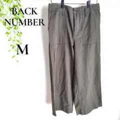 バックナンバー BACK NUMBER ワイドパンツ カーキ M ベイカーパンツのサムネイル