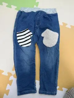 デニムブルー 長ズボン 110 ベイビーチアー