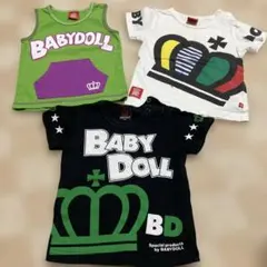 BABYDOLL Tシャツ・タンクトップ 3点セット