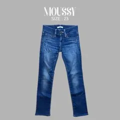 【美品】MOUSSY マウジー スキニーデニム 23インチ 美脚 ストレッチ