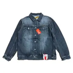 コアファイター　スタジャン　デニム　ジャケット　メンズ　XL 袖レザー　牛革 2025年最新】corefighter メンズ Gジャン・デニムジャケットの