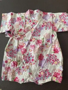ベビー甚平　80サイズ　花柄