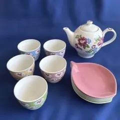 エミリオロバ ティーポット＆カップセット 花柄