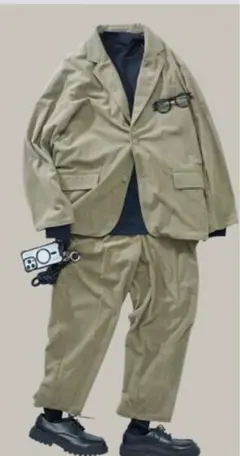 最終FREAK'S STORE リラックスフィットコーデュロイセットアップ美品