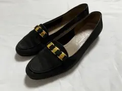 【USED】Salvatore Ferragamo スエードのパンプス6 1/2
