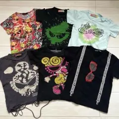 希少アーカイブ】ジョンガリアーノ ヒョウ柄 Tシャツ Y2K パンク 00s
