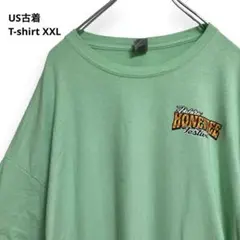 古着 ギルダン Tシャツ ビックシルエット ワンポイント バックプリントゆるダボ
