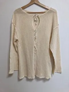 Kastane メッシュ2wayオーバーカーディガン