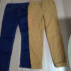 キッズパンツ（GAP，ユニクロ2着セット）