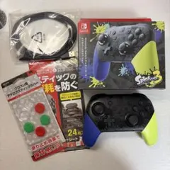 美品 Nintendo Switchプロコントローラー スプラトゥーン3